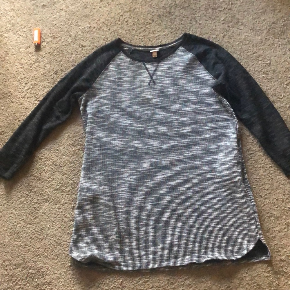 Jersey long sleeve dress with pockets